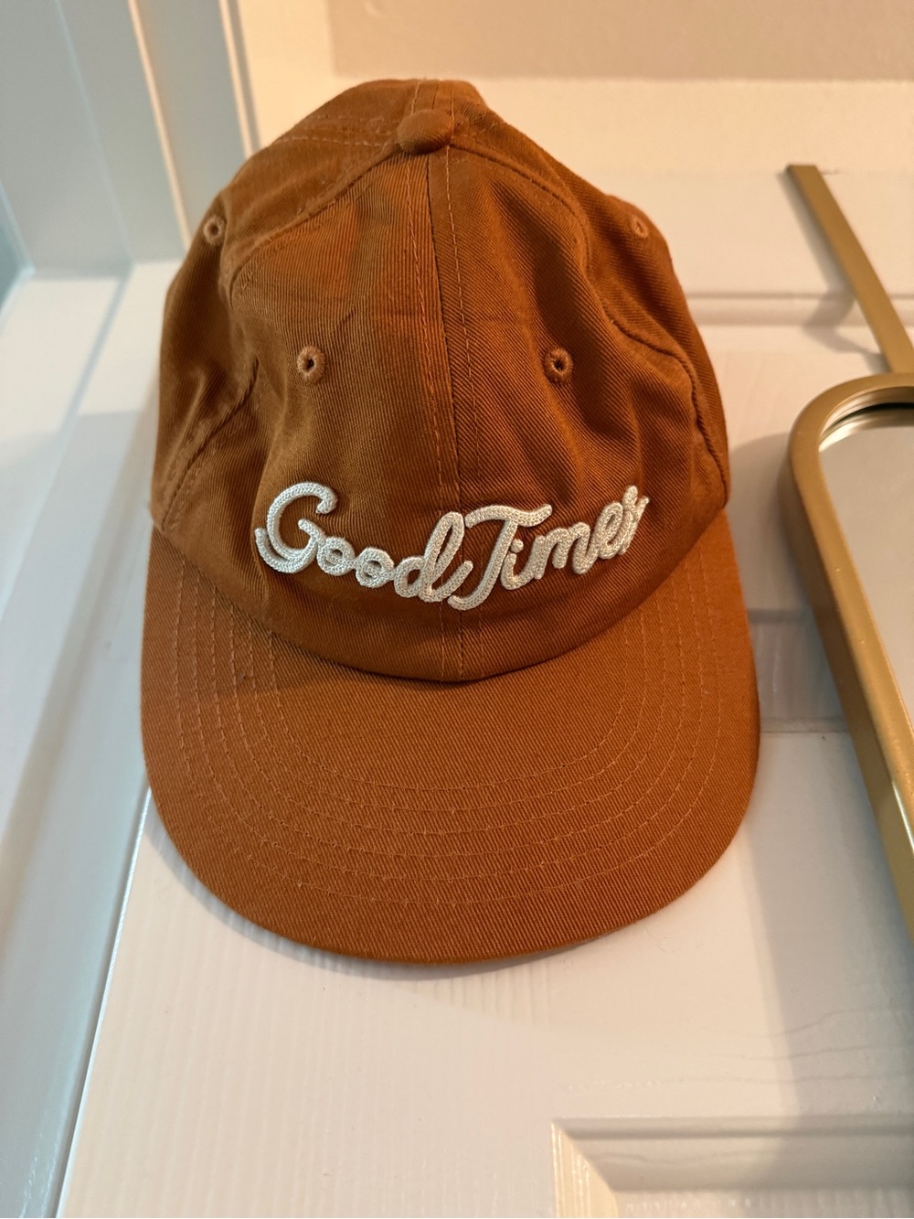 Good Times Embroidered Rust Women's Baseball Cap